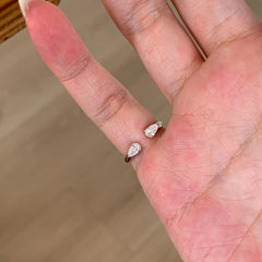 Nicolette Vintage-Inspired Teardrop Adjustable Ring