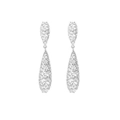 Nadine Pavé Teardrop Stud Earrings