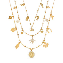 Sparkling Star Charm Necklace