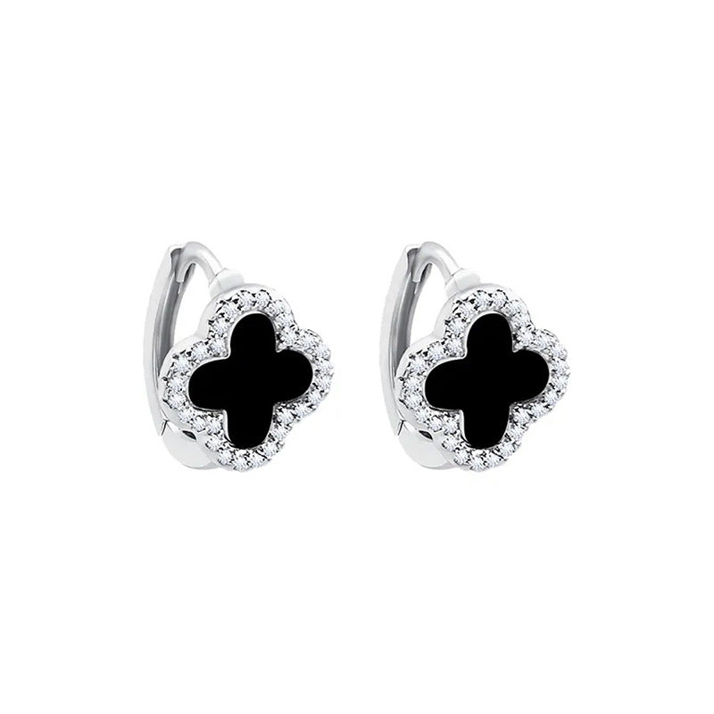 Nicolette Vintage-Inspired Clover Stud Earrings