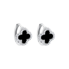 Nicolette Vintage-Inspired Clover Stud Earrings