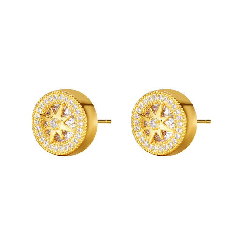 Nadine Modern Stud Earrings