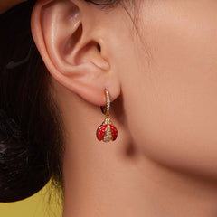 18K Gold-Plated Ladybug Charm Jewelry