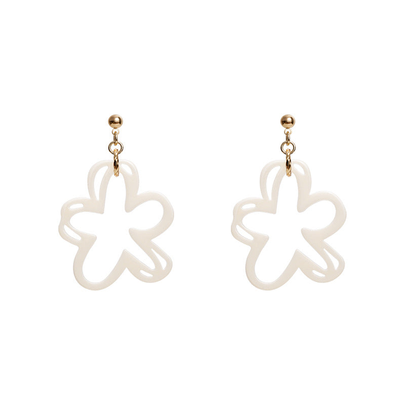 Camille Openwork Floral Stud Earrings