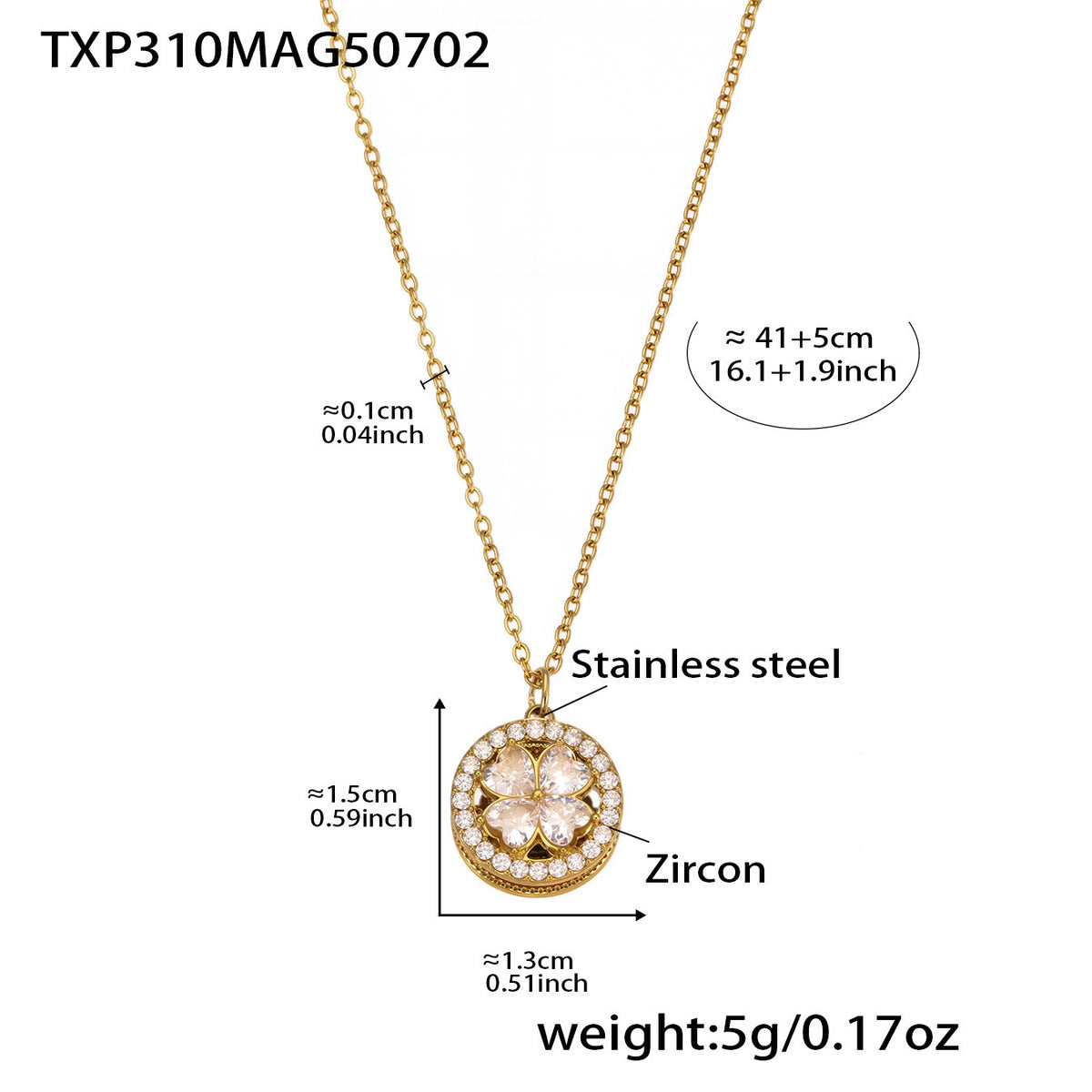 Cubic Zirconia Rotating Flower Necklace, Earrings or Ring