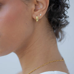 Daphne Modern Hoop Earrings