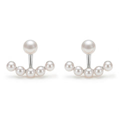 Nicolette Dainty Pearl Stud Earrings