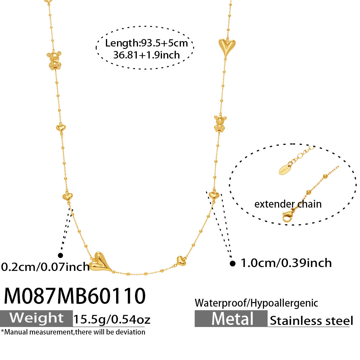 Long Layered Charm Necklace Designs