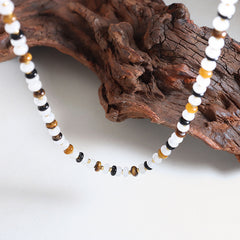 Natural Stone Mixed Bead Necklace
