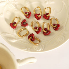 Open Heart Necklace or Earrings