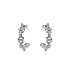 Nicolette Vintage-Inspired Pavé Stud Earrings No. 747195