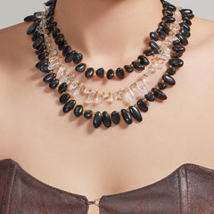 Natural Stone Beaded Necklace Designs
