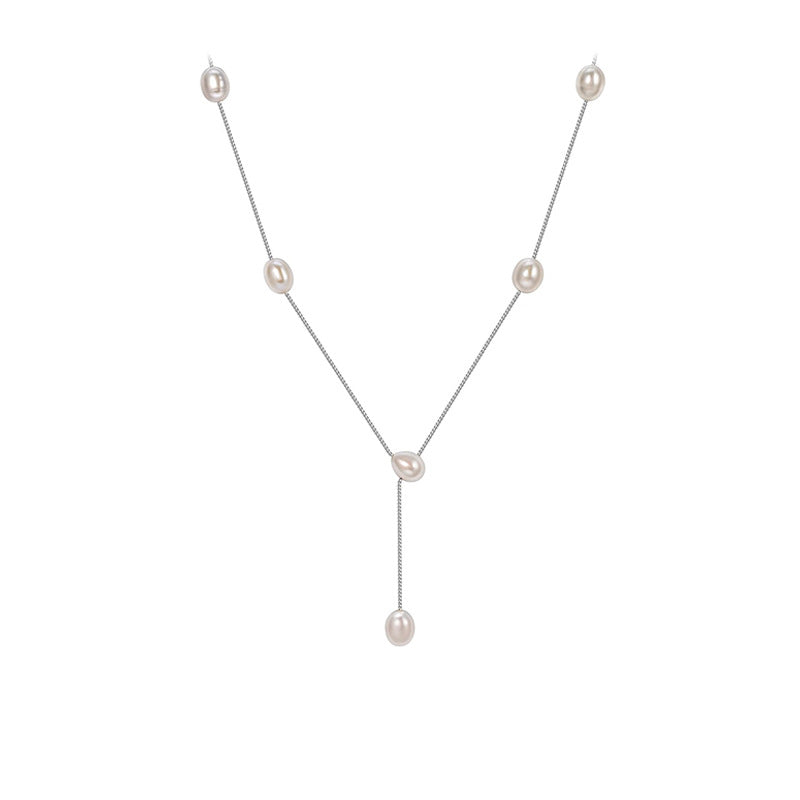 Nicolette Pearl Stardust Choker Necklace