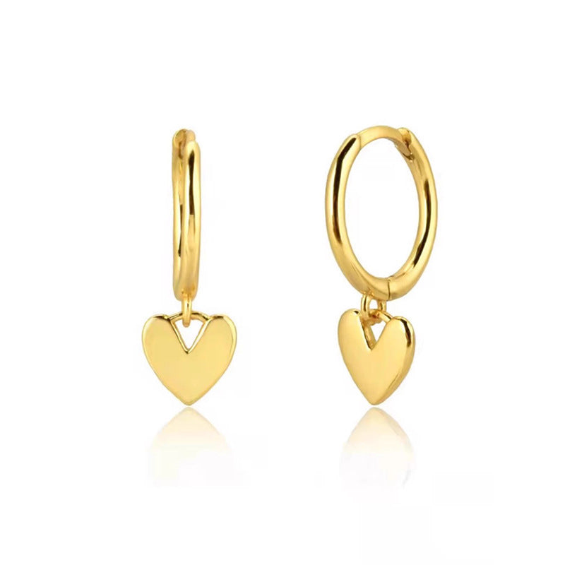 Daphne Heart Stud Earrings No. 685947