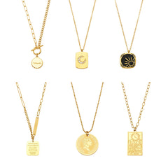 Geometric & Celestial Pendant Necklaces