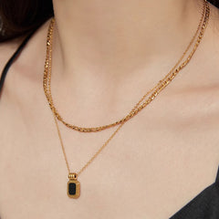 Marielle White Mother-of-Pearl Layered Necklace