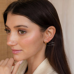 Nicolette Vintage-Inspired Huggie Earrings