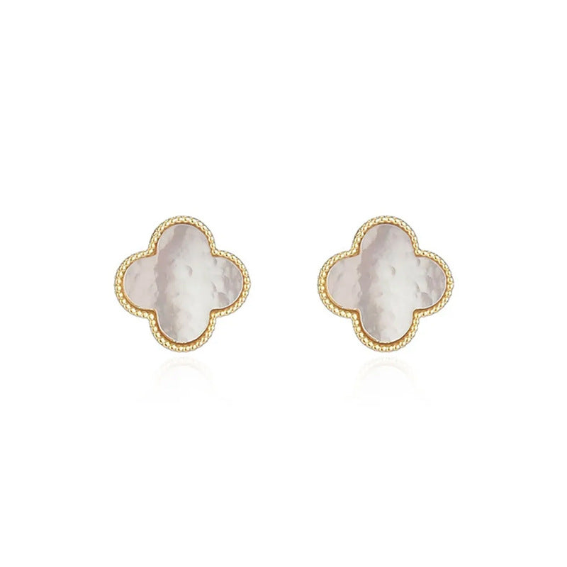 Camille Vintage-Inspired Clover Stud Earrings