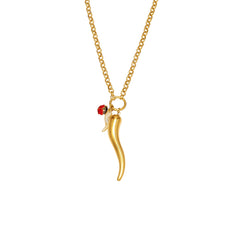 Pepper & Ladybug Charm Necklace