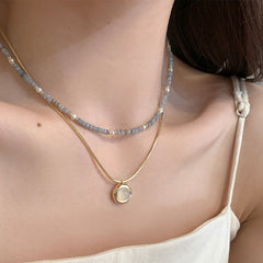 Nicolette Modern Layered Necklace