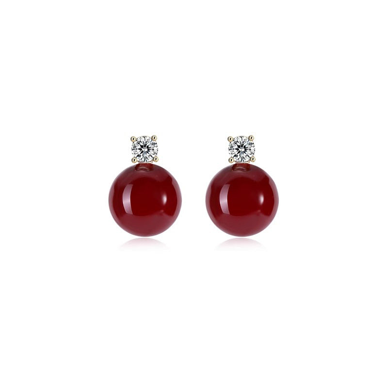 Daphne Pearl Stud Earrings No. 256827