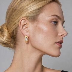 Marielle Vintage-Inspired Eye Stud Earrings