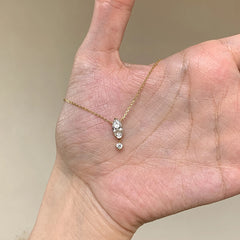 Nadine Dainty Marquise Choker Necklace