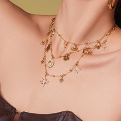 Sparkling Star Charm Necklace