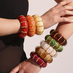 Color Resin Stretch Bracelet