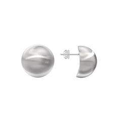 Nadine Brushed Stud Earrings
