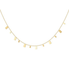 Camille Minimalist Teardrop Layered Necklace