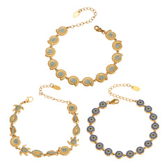 18K Gold-Plated Ocean Charm Bracelet Designs