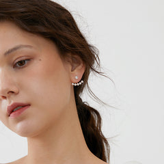 Nicolette Dainty Pearl Stud Earrings