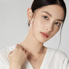 Daphne Vintage-Inspired Interlocking Choker Necklace