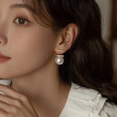 Nadine Vintage-Inspired Pearl Drop Earrings