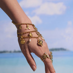 Ocean Charm Bracelet, Separate Chain or Pendant Pack