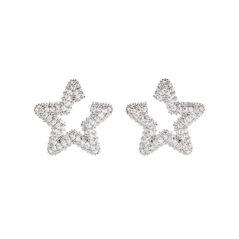 Daphne Pavé Stud Earrings