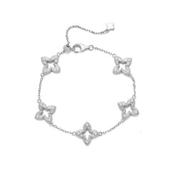 Camille Vintage-Inspired Clover Bracelet