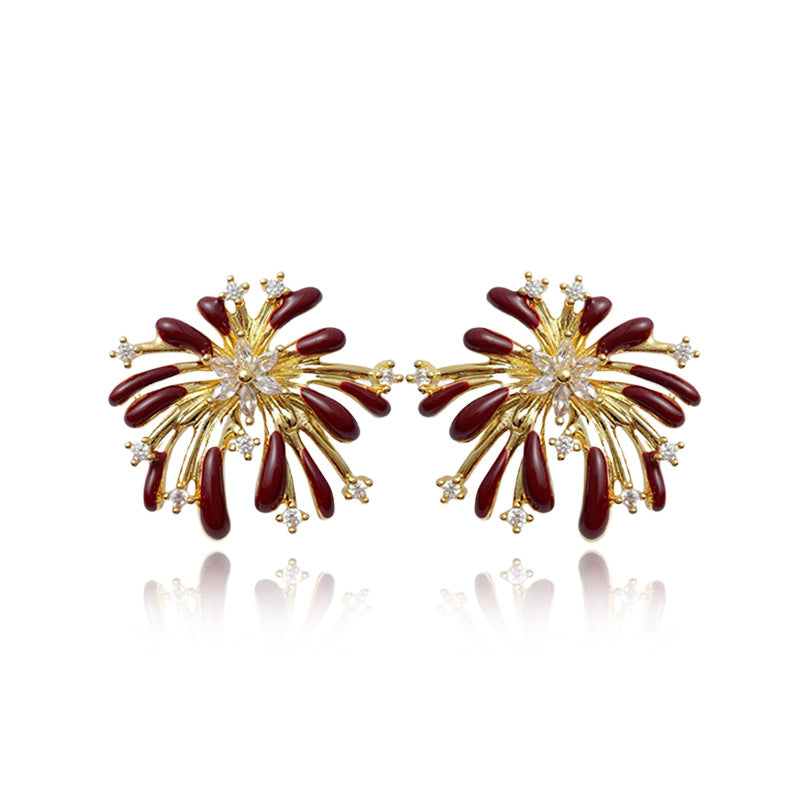 Nadine Pavé Starburst Stud Earrings