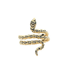 Nadine Vintage-Inspired Snake Adjustable Ring