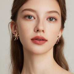 Nicolette Starburst Stud Earrings