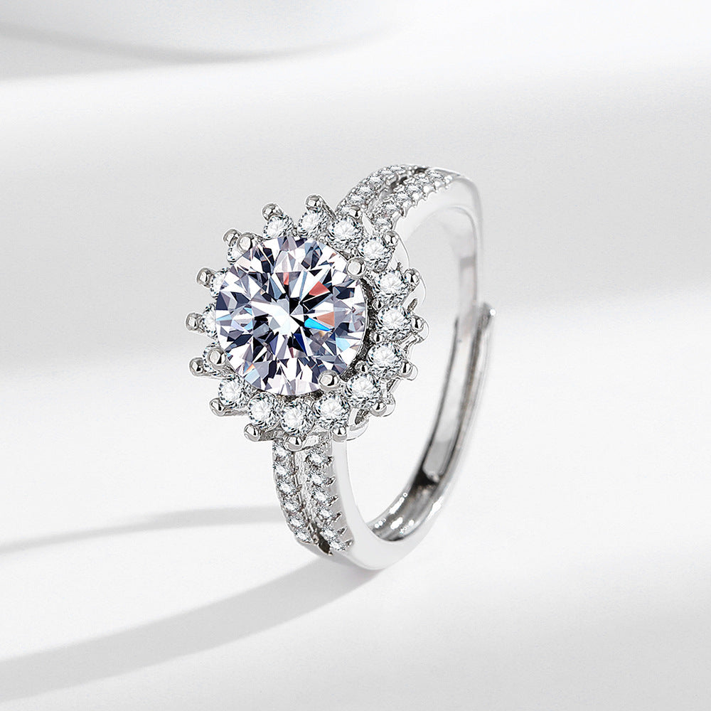 Lumière Charm Ring on a clean background