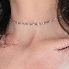Nadine Minimalist Pavé Layered Necklace