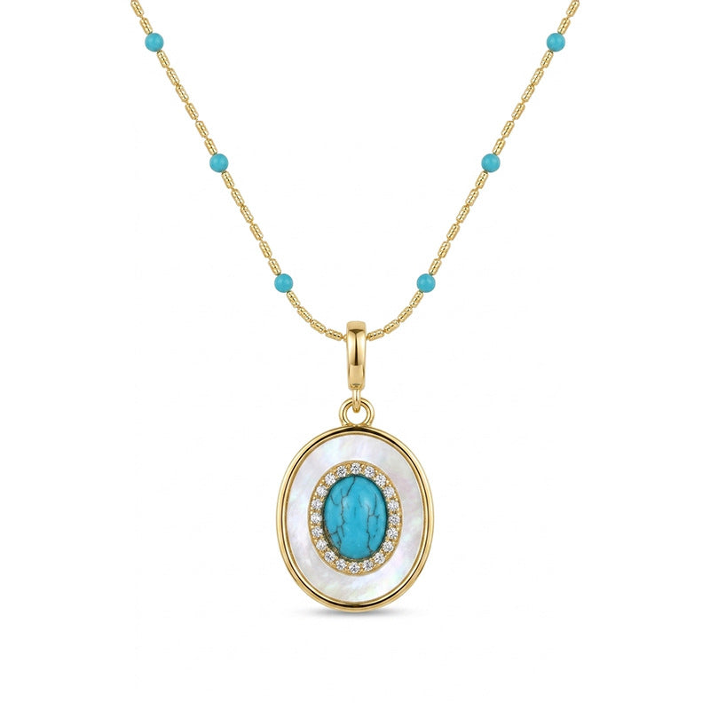 Marielle Vintage-Inspired Turquoise Layered Necklace