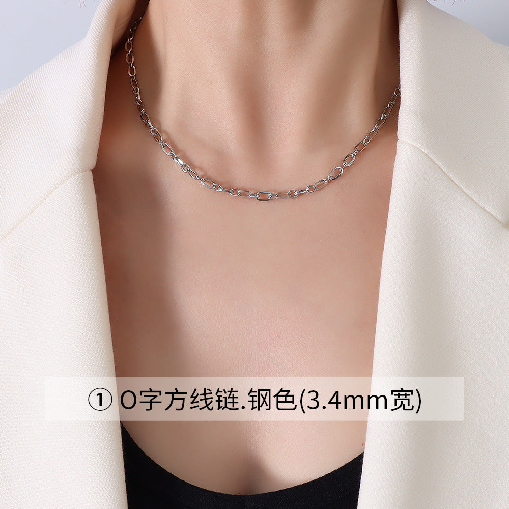 18K Gold-Plated Minimal Chain Necklace Collection