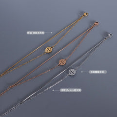 18K Gold-Plated Good-Fortune Coin Bracelet