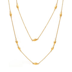 Long Layered Link Necklace