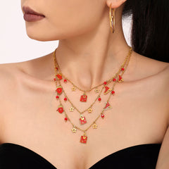 Festive Enamel Christmas Jewelry Collection