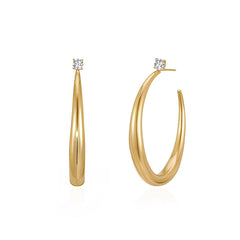 Marielle Modern Hoop Earrings