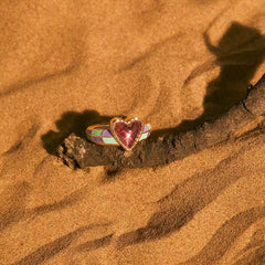 Marielle Vintage-Inspired Heart Adjustable Ring